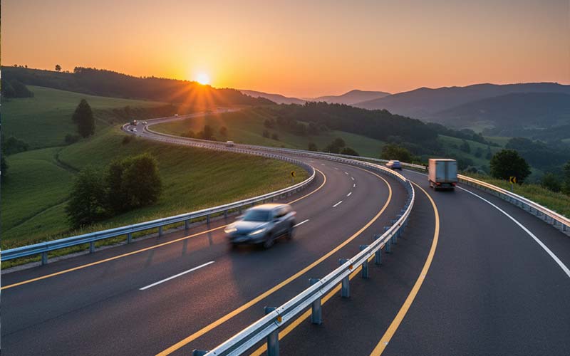 Importance of W Beam Crash Barriers for Road Safety